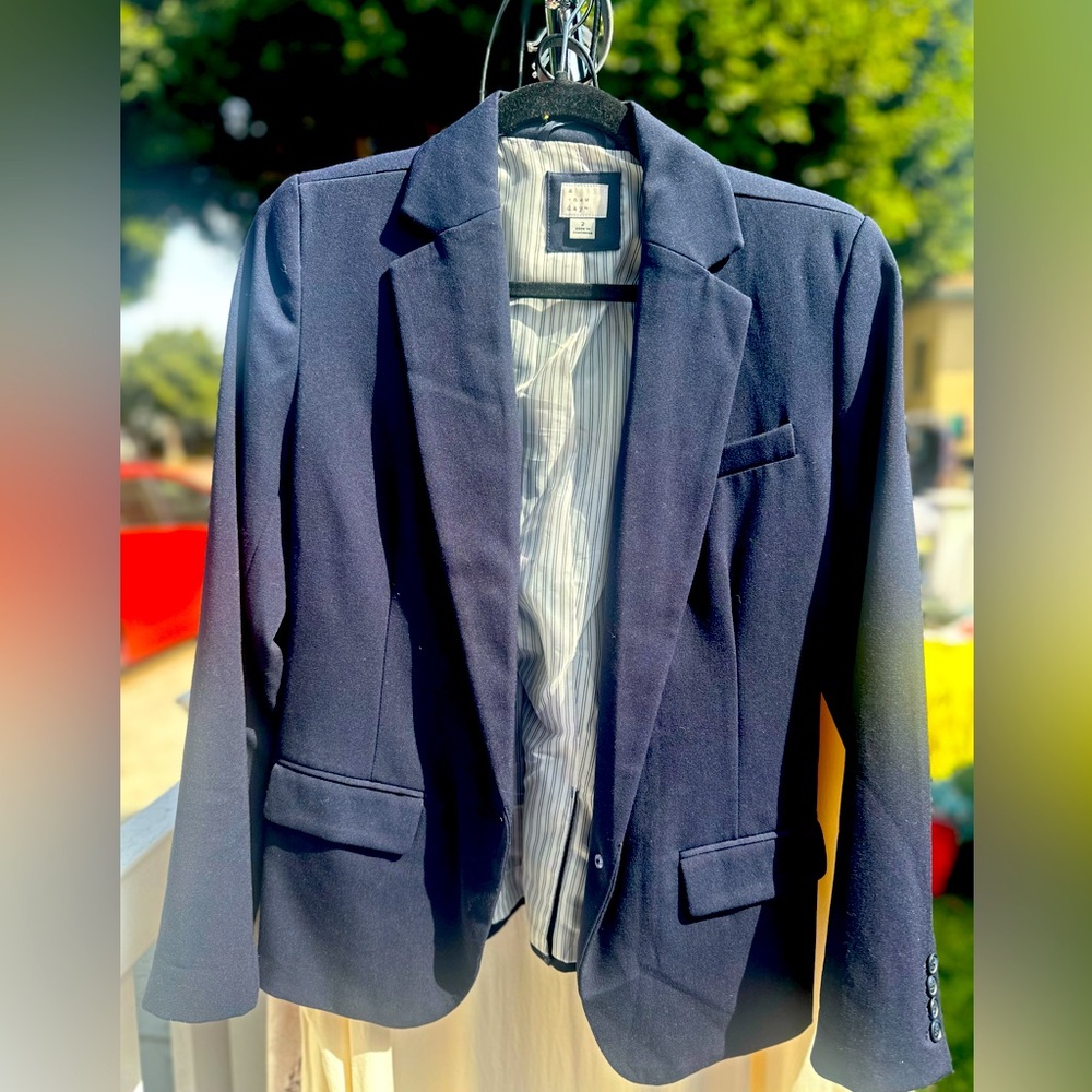 Navy Blazer. Size 2
